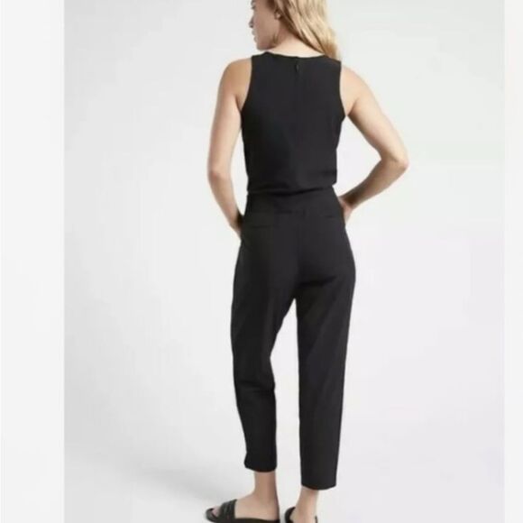 Athleta Brooklyn Ribbed V-Neck Sleeveless High Waist Jumpsuit - Picture 2 of 10